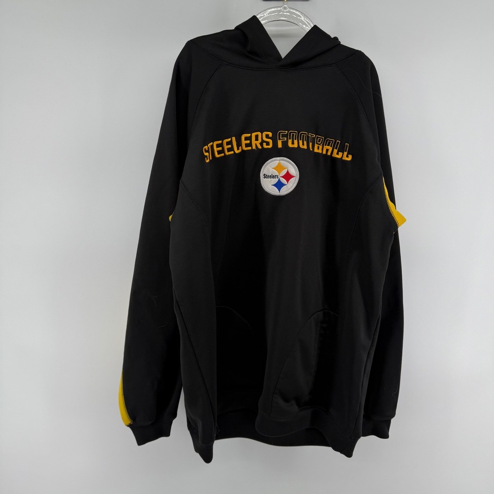 Pittsburgh Steelers Football Youth XL Extra Large 18 20 Black Gold Hoodie NFL